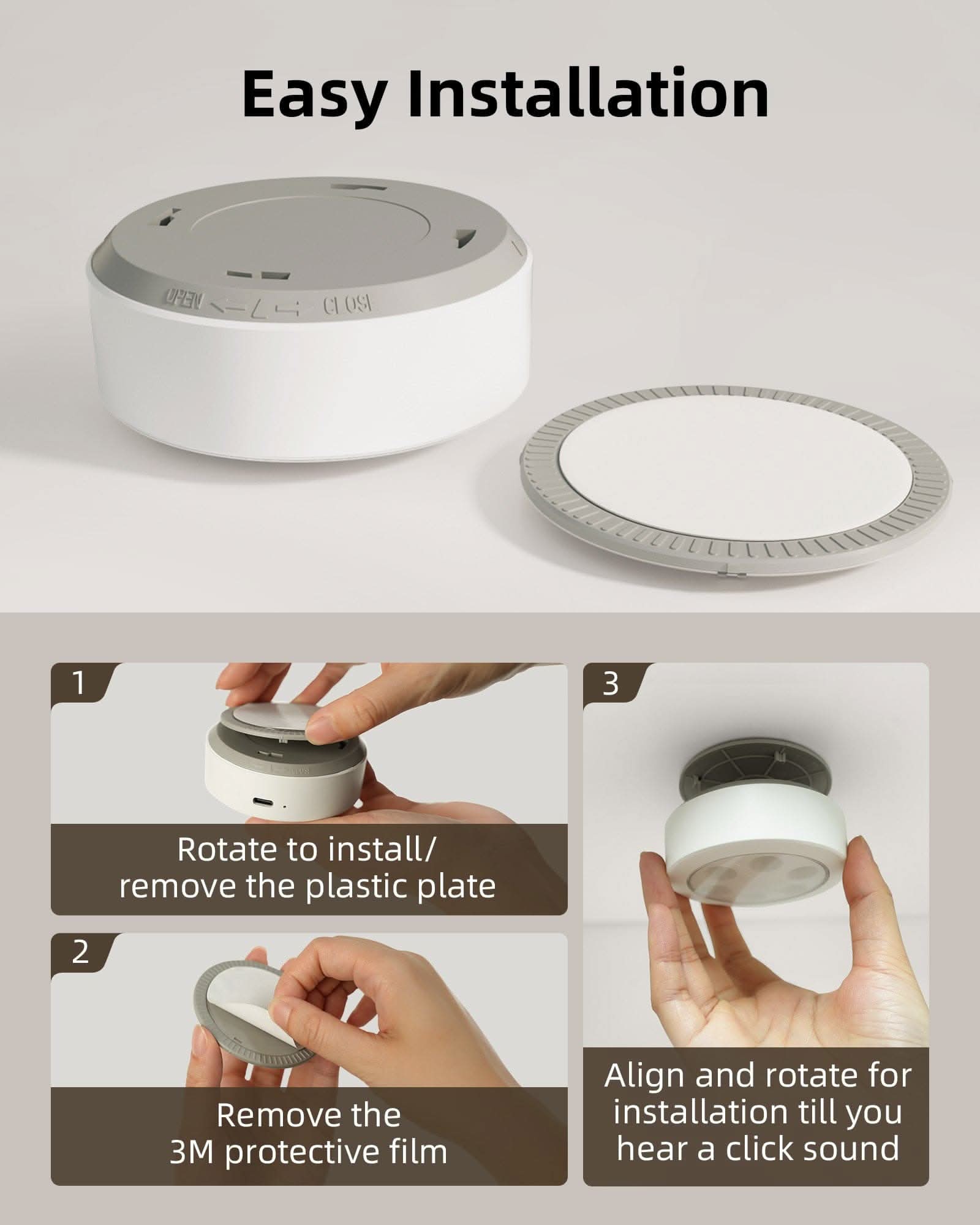 Puck Lights with Remote, 14 Colors Changeable RGB LED Under Cabinet Lighting, 1200mAh Rechargeable Under Cabinet Lights, Tap Light, Stick on Lights for Kitchen, Counter, Closet - EZVALO