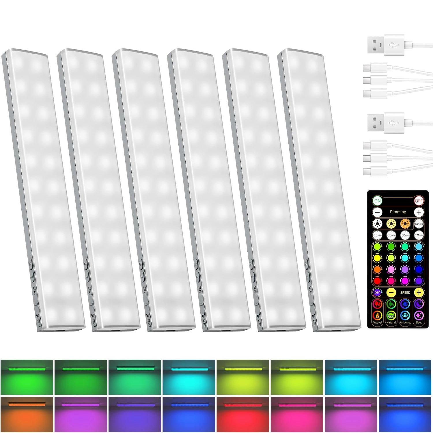 EZVALO ALICE 80 RGB Rechargeable Under Cabinet Light