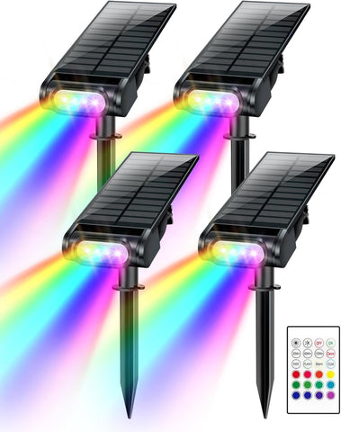 Ezvalo Color Changing Solar Spot Lights