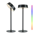 Cordless Lamp, Rechargeable Table Lamp, Battery Operated, RGB Dimmable Touch Control, 3 Color Temperatures, LED Memory Function, Portable Outdoor Waterproof Desk Lamp, Restaurant Dining Patio Kitchen - EZVALO