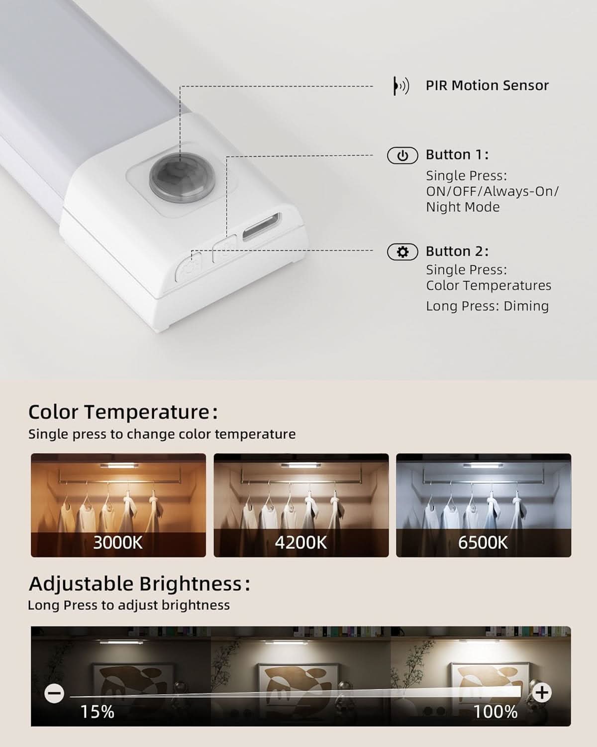 EZVALO Closet Lights - EZVALO