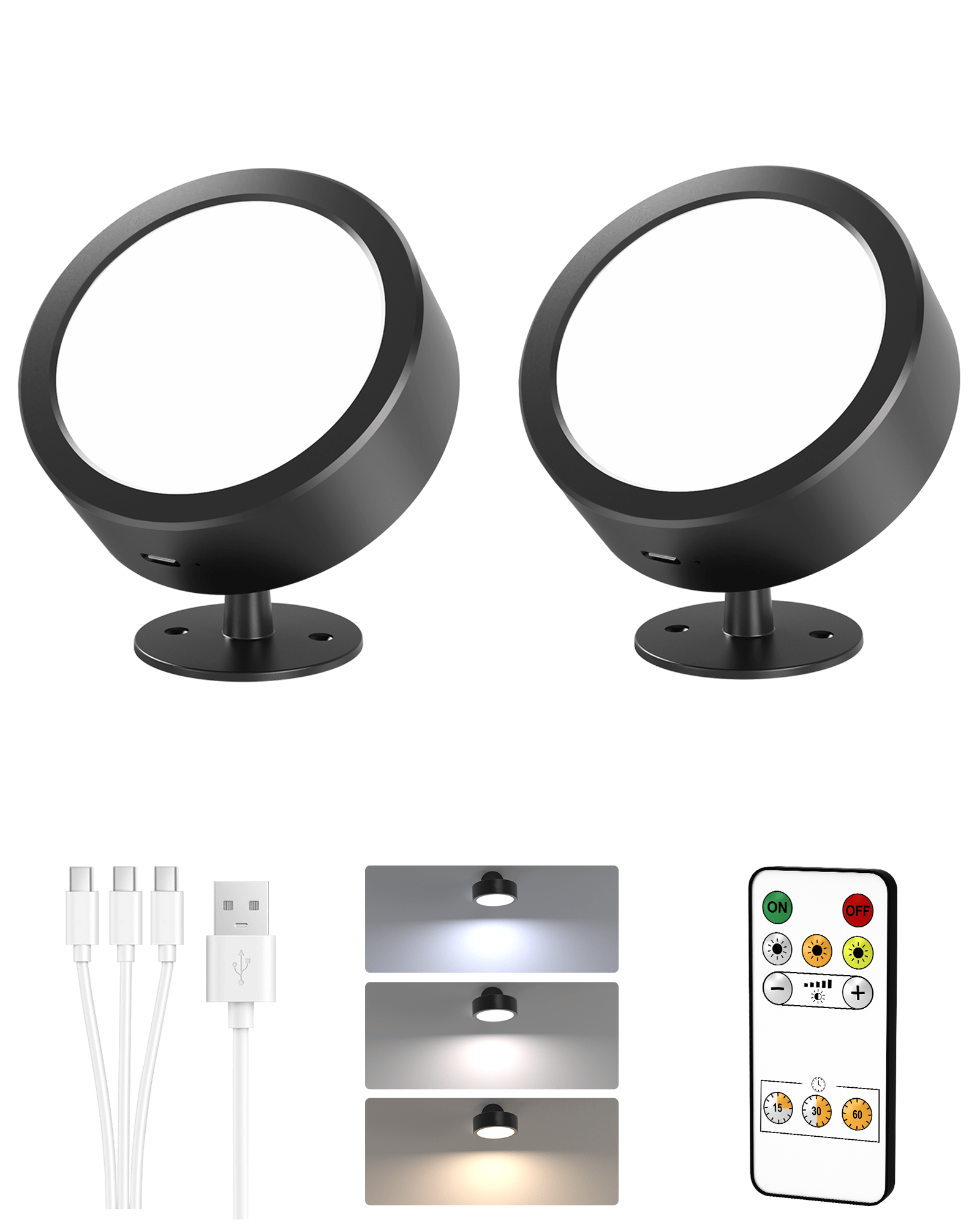 EZVALO LED Wall Mounted Lights 3 - pack*10 - EZVALO