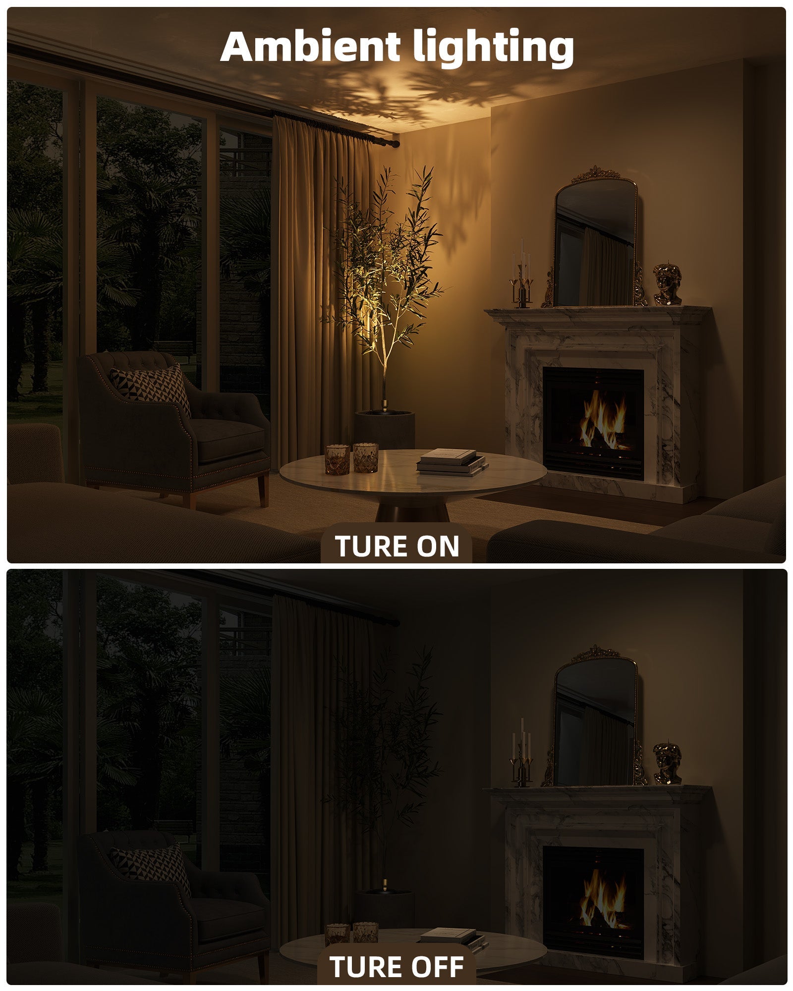 EZVALO Spotlight Indoor with Remote, 4000mAh Rechargeable Battery-Powered Plant Spot Lights, Wireless Mini Uplights with Dimmable & 3-CCT, Timer, Accent Lighting for Pictures, Art, Displays (2-Pack) - EZVALO